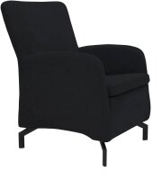 DOMO Collection Sessel Dallas schwarz Stoff 68,0 x 82,0 x...