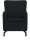 DOMO Collection Sessel Dallas schwarz Stoff 68,0 x 82,0 x 93,0 cm, 1 St.