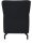 DOMO Collection Sessel Dallas schwarz Stoff 68,0 x 82,0 x 93,0 cm, 1 St.