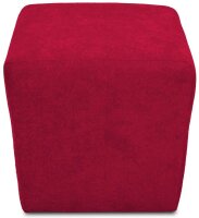 DOMO Collection Wohnzimmer-Hocker BOB 22191400-3511 rot,...