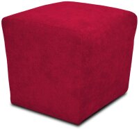 DOMO Collection Wohnzimmer-Hocker BOB 22191400-3511 rot,...