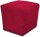 DOMO Collection Wohnzimmer-Hocker BOB 22191400-3511 rot, 1 St.