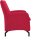 DOMO Collection Sessel Dallas rot schwarz Stoff 68,0 x 82,0 x 93,0 cm, 1 St.