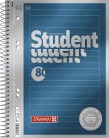 BRUNNEN Collegeblöcke Student Premium liniert DIN A5...