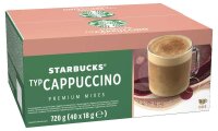 STARBUCKS™ Cappuccino-Sticks Instantkaffee, Arabicabohnen 40 St.