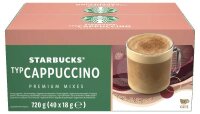 STARBUCKS™ Cappuccino-Sticks Instantkaffee, Arabicabohnen 40 St.