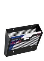 cep Wandprospekthalter schwarz DIN A4 36,4 x 9,5 x 25,7...