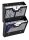 cep Wandprospekthalter schwarz DIN A4 36,4 x 9,5 x 25,7 cm, 1 St.