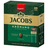 JACOBS Krönung Instantkaffee, kräftig, 20x 1,8...