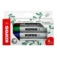 Kores® ECO XW1 Whiteboard-Marker farbsortiert 3,0 mm,...