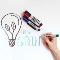 Kores® ECO XW1 Whiteboard-Marker farbsortiert 3,0 mm, 4 St.