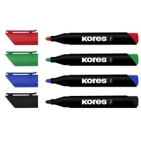Kores® ECO XP1 Permanentmarker farbsortiert 3,0 mm, 4...