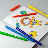 Kores® Korello Filzstifte farbsortiert, 12 St.