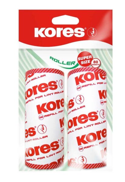Kores® Ersatz-Fusselrollen, 2 St.