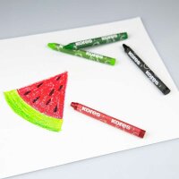 Kores® KRAYONES Wachsmalstifte farbsortiert, 12 St.