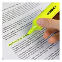 Kores® Brightliner Textmarker farbsortiert, 4 St.