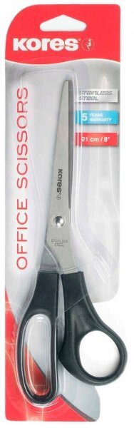 Kores® Papierschere Office farbsortiert 21,0 cm