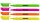 Kores® Highliner Textmarker farbsortiert, 4 St.
