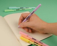 Kores® Kugelschreiber K0R-M Pastel farbsortiert, Schreibfarbe: blau, 6 St.