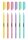 Kores® Kugelschreiber K0R-M Pastel farbsortiert, Schreibfarbe: blau, 6 St.