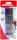 Kores® Kugelschreiber K1 transparent, Schreibfarbe:  4 St. farbsortiert, 4 St.
