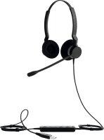 Jabra BIZ 2300 USB MS Duo USB-Headset schwarz