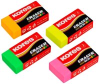 Kores® Radiergummis für Bleistifte KE-30 farbsortiert, 3 St.