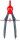 Kores® Zirkel Cirkos grau-rot, 1 St.