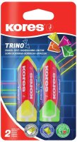 Kores® Radiergummis für Bleistifte Triangularer...