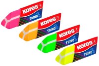 Kores® Radiergummis für Bleistifte Triangularer...