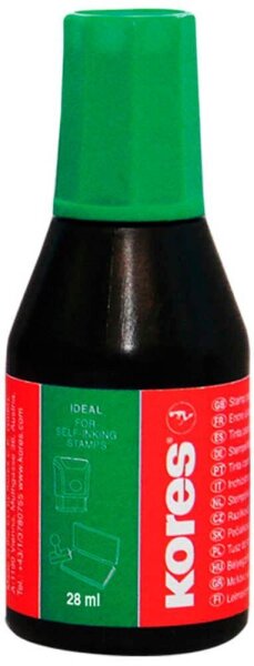 Kores® Stempelfarbe 71318 grün 28,0 ml