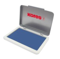 Kores® Stempelkissen METALLICA blau 11,0 x 7,0 cm, 1 St.