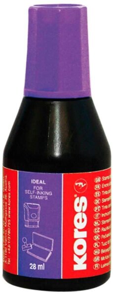 Kores® Stempelfarbe 71348 violett 28,0 ml