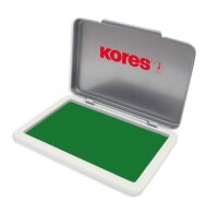 Kores® Stempelkissen METALLICA grün 11,0 x 7,0...