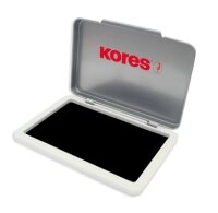 Kores® Stempelkissen METALLICA schwarz 11,0 x 7,0 cm,...