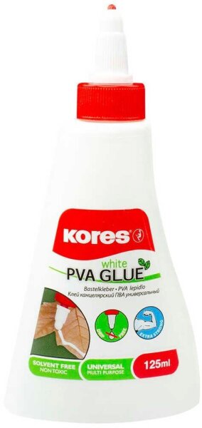 Kores® White Glue Bastelkleber 125,0 ml, 1 St.