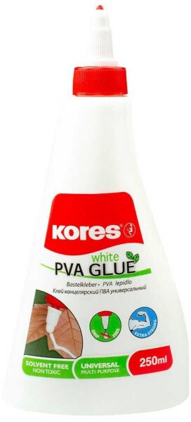 Kores® White Glue Bastelkleber 250,0 ml, 1 St.