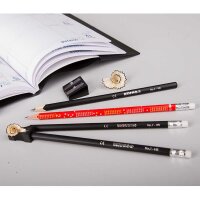 Kores® GRAFITOS Bleistifte HB schwarz mit Radierer, 72 St.