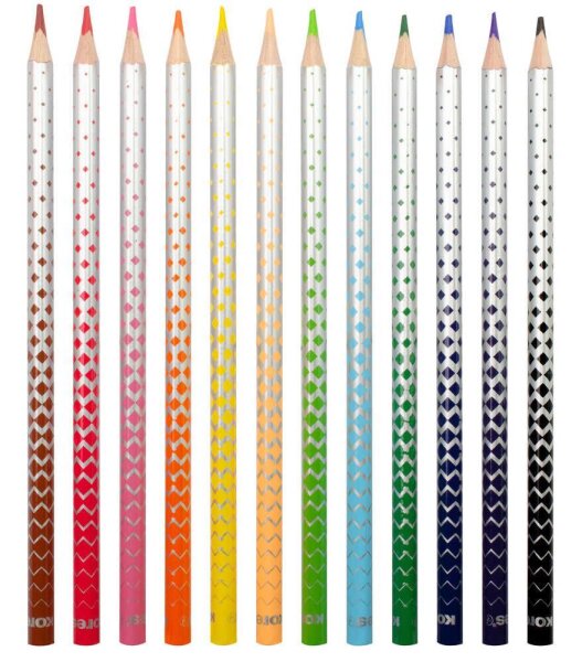 Kores® KOLORES Magic Buntstifte farbsortiert, 12 St.