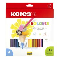 Kores® KOLORES Buntstifte farbsortiert, 24 St.