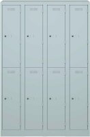BISLEY Spind lichtgrau PL3050Q2645, 8...