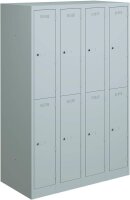 BISLEY Spind lichtgrau PL3050Q2645, 8...