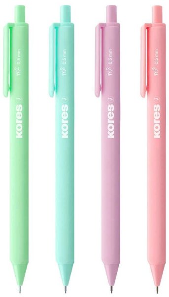 Kores® M2 Grafitos Pastell Druckbleistift farbsortiert HB 0,5 mm, 1 St.