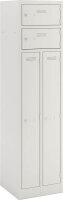 BISLEY Spind lichtgrau PLF4545D4, 4...