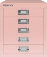 BISLEY MultiDrawer™ L125 Schubladenschrank pink 5...