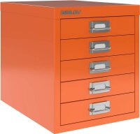BISLEY MultiDrawer™ L125 Schubladenschrank orange 5...