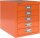 BISLEY MultiDrawer™ L125 Schubladenschrank orange 5 Schubladen 27,9 x 38,0 x 32,5 cm, 1 St.