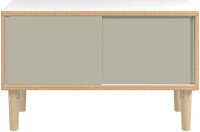 BISLEY Sideboard Poise, POS1007W645 verkehrsweiß,...