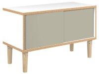 BISLEY Sideboard Poise, POS1007W645 verkehrsweiß,...