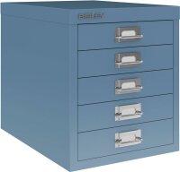 BISLEY MultiDrawer™ L125 Schubladenschrank blau 5...